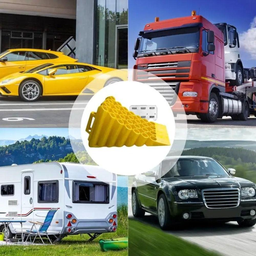 

Portable Wheel Chock Stopper PE Stop Block High Quality Tire Chock Car 26x45x20