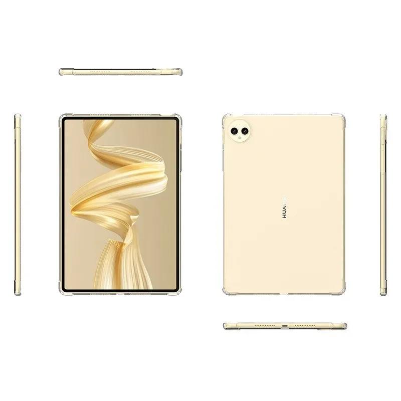 For HUAWEI MatePad Pro 12.2 Inch 2024 MRO-W00 MRO-W10 Case Transparent Air-bags Soft Silicone TPU Fundas For MatePad Pro 12.2