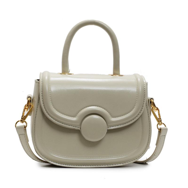 Trendy New French Casual Niche Simple Style Saddle Bag Versatile Commuting Temperament Advanced Sense Portable Messenger Bag