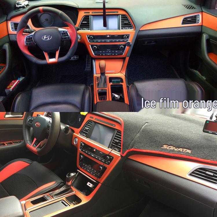 Carbon Fiber Gear Shift Decal for 2015-2017 Sonata (9th Gen) Interior