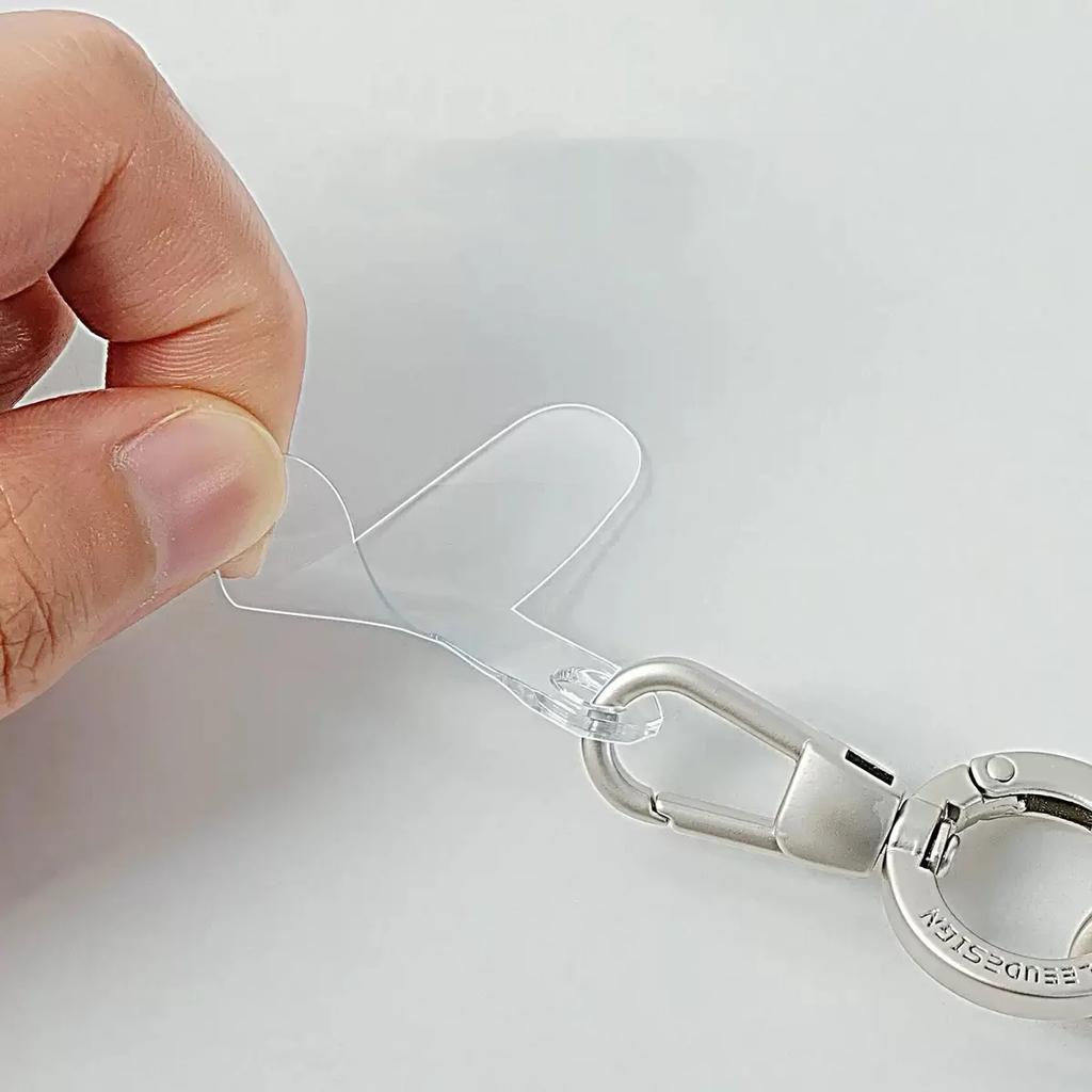 Transparent Soft TPU Phone Lanyard Gasket Detachable Anti-lost Phone Hanging Cord Strap Patch Tether Pad for IPhone Samsung