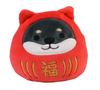Friends Hill Kuroyanagi Daruma Mochifuwa Cushion SS Red JW-356-107