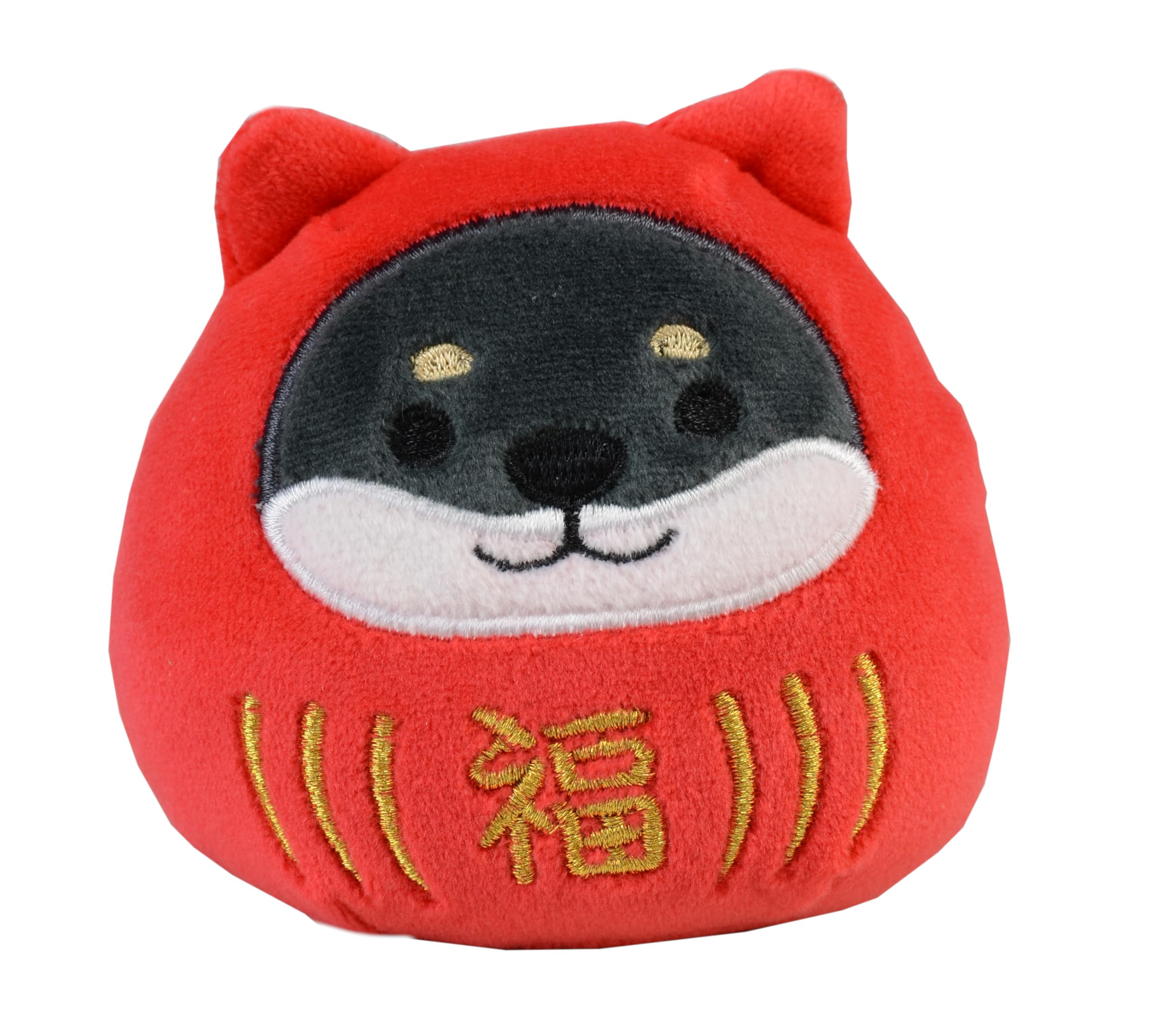 Friends Hill Kuroyanagi Daruma Mochifuwa Cushion SS Red JW-356-107