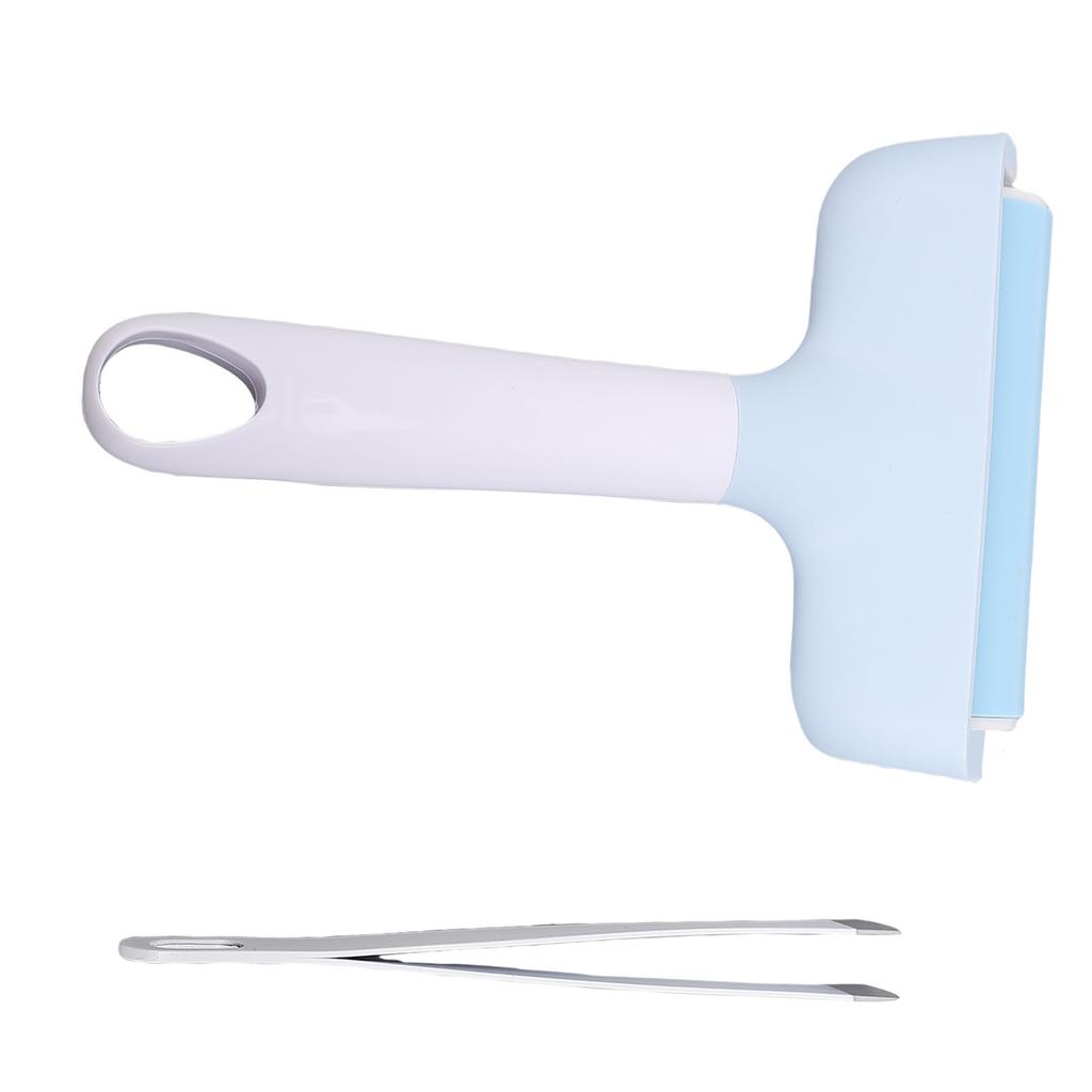 Brayer Roller Tweezers Set Multifunctional Brayer Roller Mat Remover Tool Set for Inkjet Paper Cardstock Kraft Paper