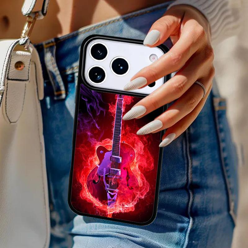 Musical Notes Violin Classical Phone Case For iPhone 17 Air 14 15 13 12 Max Cover For Apple 16e 11 Pro Max Plus Coque