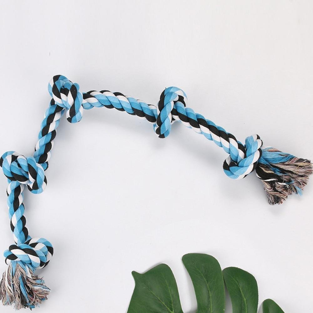 Cotton Dog Chew Toy Interactive Indestructible Dog Rope Toy  Tug of War