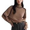 Melard Women's Striped Slim Fit Casual Pullover Sweater - Autumn/Winter Style