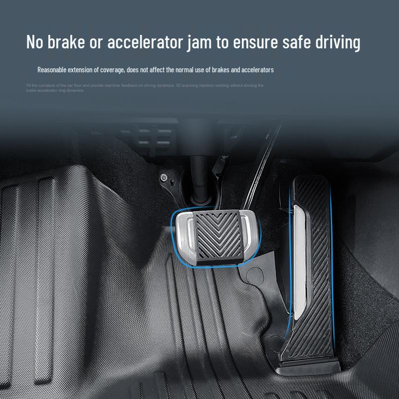 Customized TPE Floor and Trunk Mats for 24 Hongqi EH7 Models - Eco-Friendly and Car-Specific