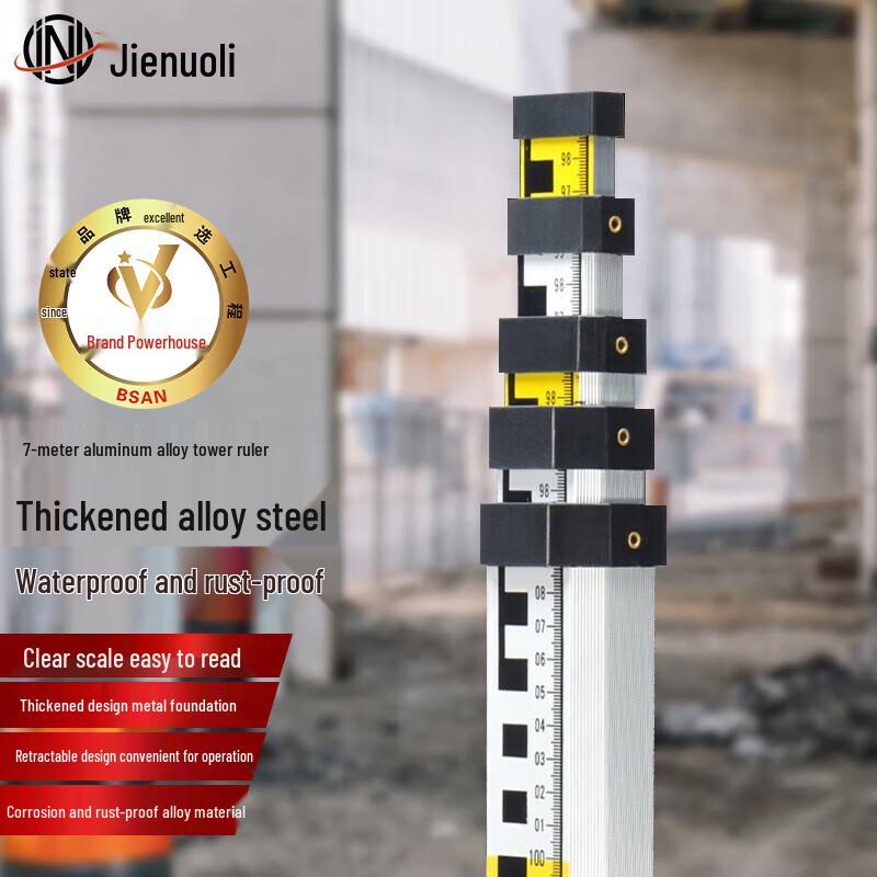 JNL Aluminum Telescopic Leveling Staff