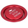 2pcs Engine Start Stop Button Trim Cover Aluminum Alloy Decoration for Car Interior