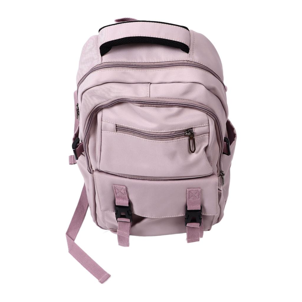 Mochila Feminina para Laptop Estudante Casual Moderna Grande Capacidade Mochila Escolar para Livros Roxo 16 Polegadas