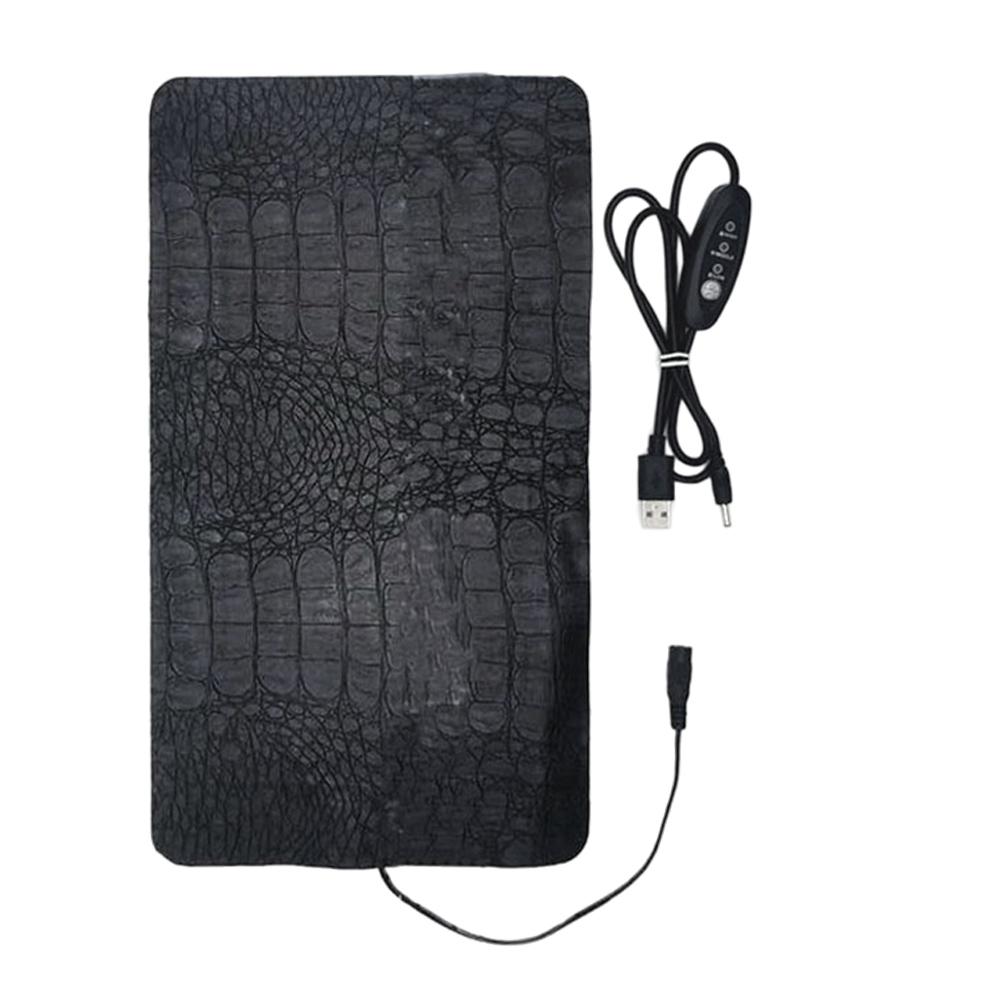 Für Zuchtbox Reptilien Heizmatte Einstellbare Temperaturmatte Innen Reptilienpflege 22x15.5cm USB Reptilien Heizmatte