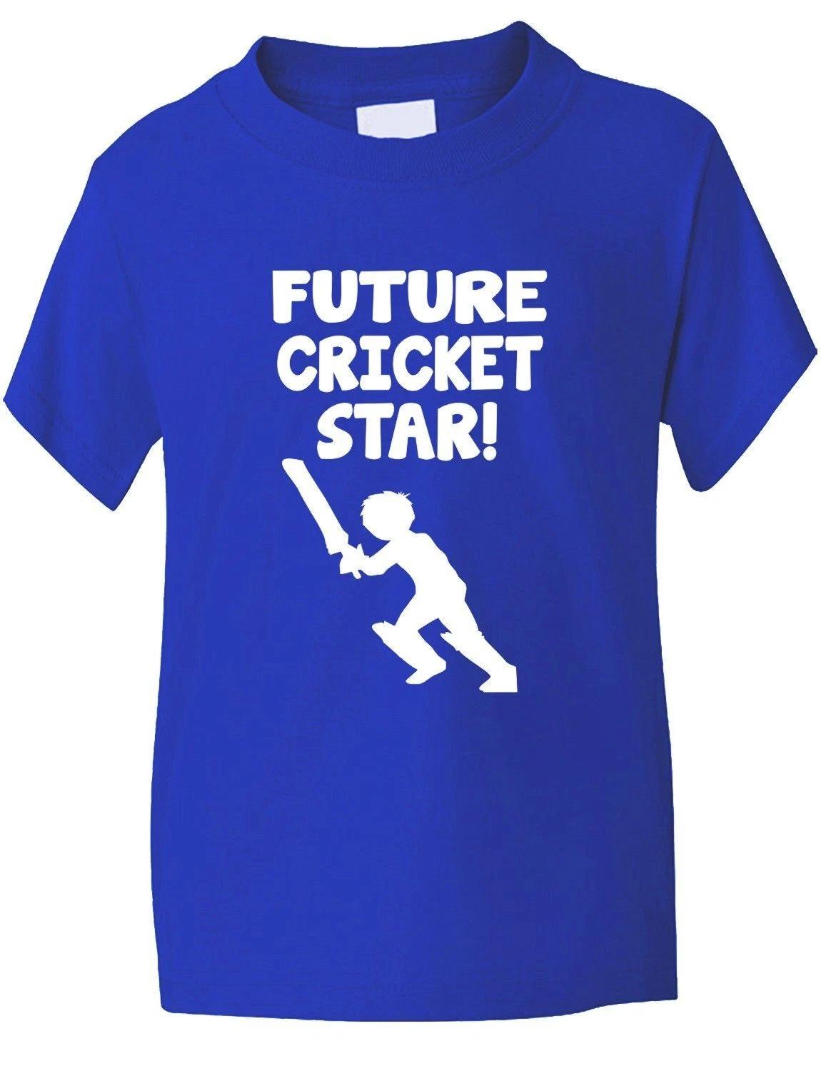 

Future Cricket Star Sport Funny Kids Boys Girls T-Shirt Birthday Gift Age 1-13 M