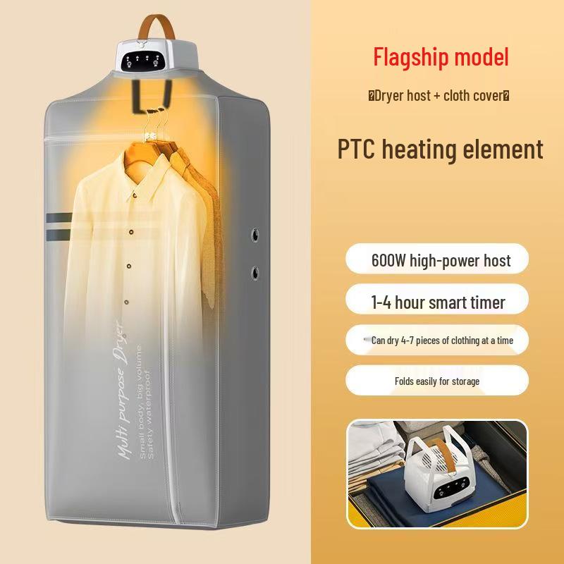 Compact Portable Clothes Dryer for Dorms & Underwear