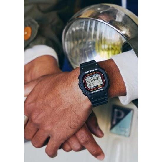 Casio wristwatch G-Shock first generation reissue model made biomass plastic DW-5000R-1AJF mens black.