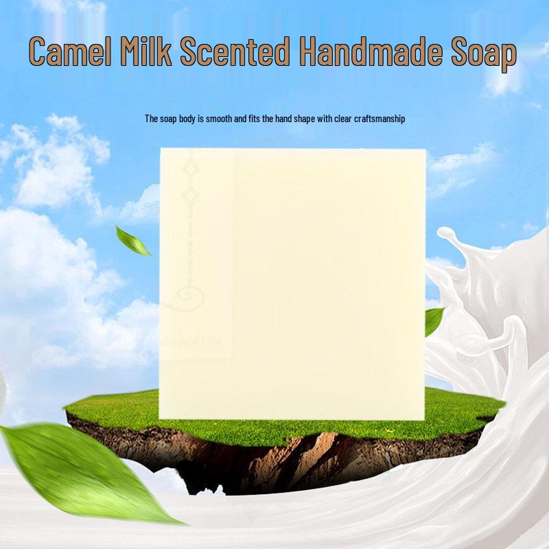 Camel Milk Essential Oil Handmade Soap - Moisturizing Cleansing Bar with Long-lasting Fragrance for Face and Body