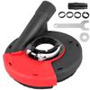 100/125mm Angle Grinder Dust Cover Dust Collector Face Cover with Connector Built-In Bristle Angle Grinder Attachment