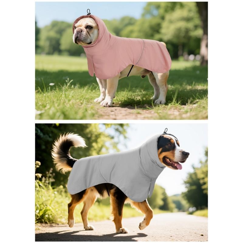 Sun Blocking Waterproof Dog Rain Coat Outdoor Walking Clothes For Small to Large Dog Beach Wear Rainy Days Adventure