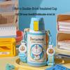 BEDDYBEAR Doraemon Dual-Drink Stainless Steel Kids Cup