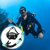 Snorkeling Gear Set Men Women Adults Anti-Fog Panoramic View Swim Goggles Dry Top Snorkel Swimming Scuba Diving Equipment