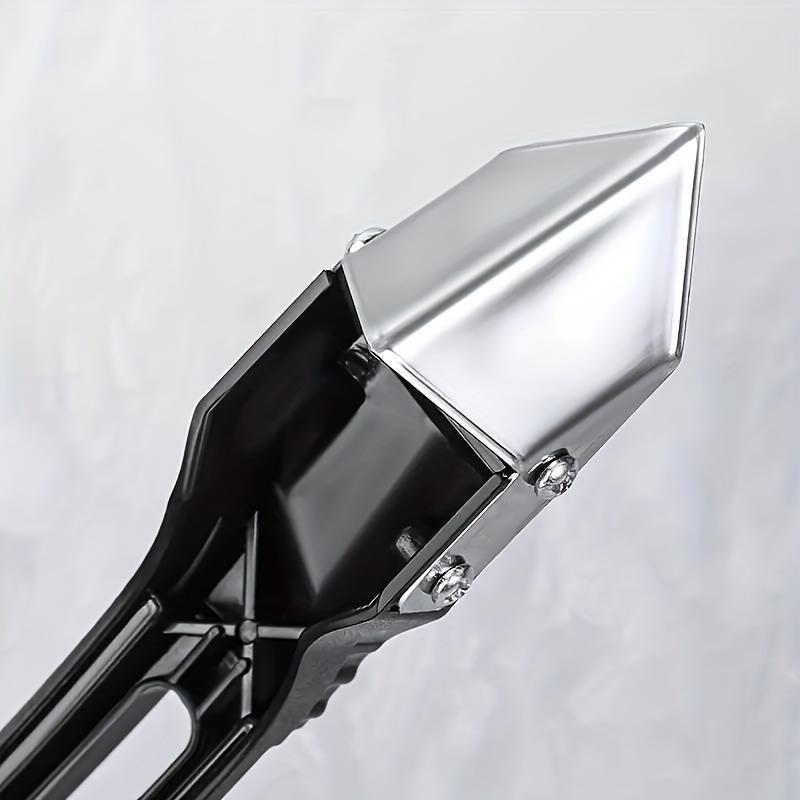 Kit di strumenti per rimuovere la colla con pala in metallo 5 in 1: Spatola in silicone, dispositivo di rimozione del mastice, rimozione della malta, finitura del sigillante e raschietto per angoli