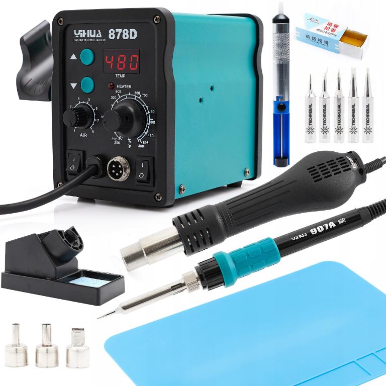 Stacja Lutownicza Yihua 878D Kit25