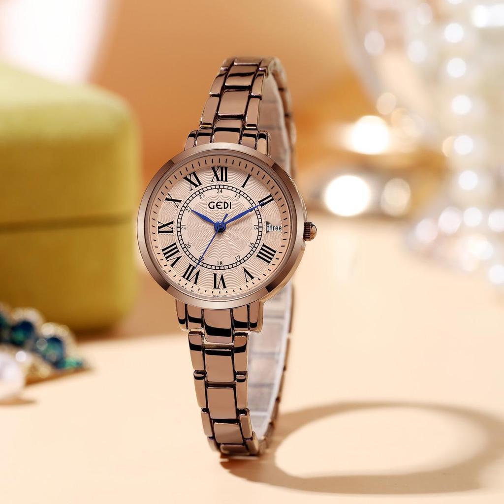 Gedi Women's Retro Style Waterproof Quartz Alloy Watch