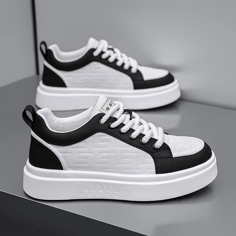 Men's shoes casual sneakers thick baseplate shoes