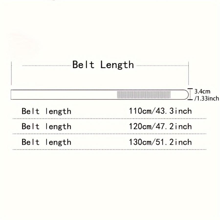 1 Pcs Men' Belt PU Leather Belt Without Buckle Belt Business Belt High-End Jeans Belt