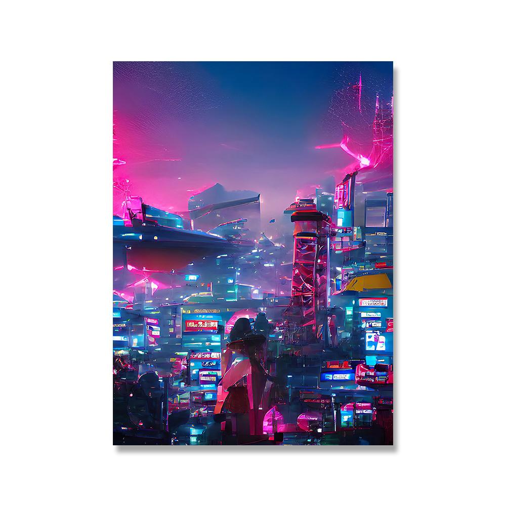 

Токио Берлин Манила Рио Найроби Лиссабон городской пейзаж холст картина красочные граффити путешествия городской плакат для декора гостиной 21x30cm No Framed