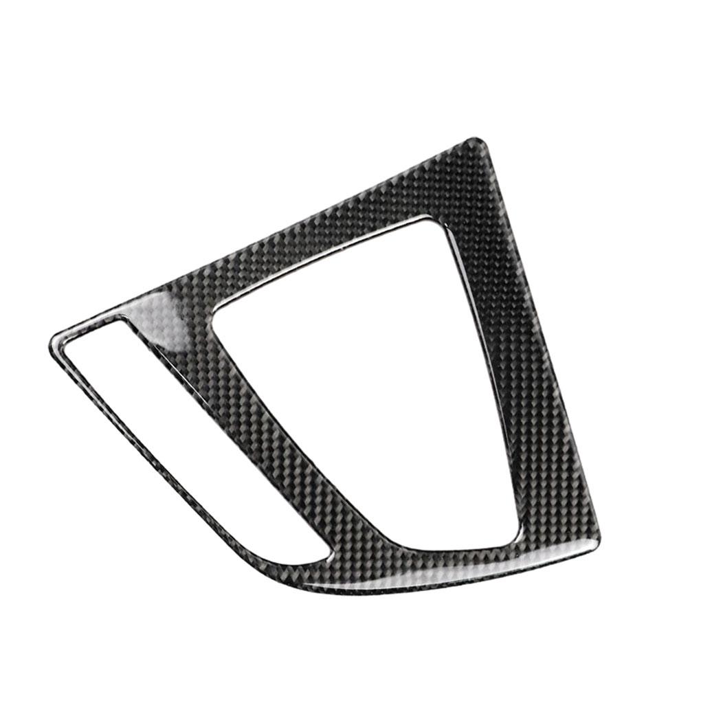 Carbon Fiber Gear Box Panel Cover Trims Easy To Install Stylish Decoration Beautiful Decoration As Shown