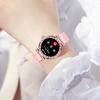 CF30 1.27-inch Silicone Strap Women Diamond Decor Smart Watch Health Monitoring Waterproof Smart Bracelet