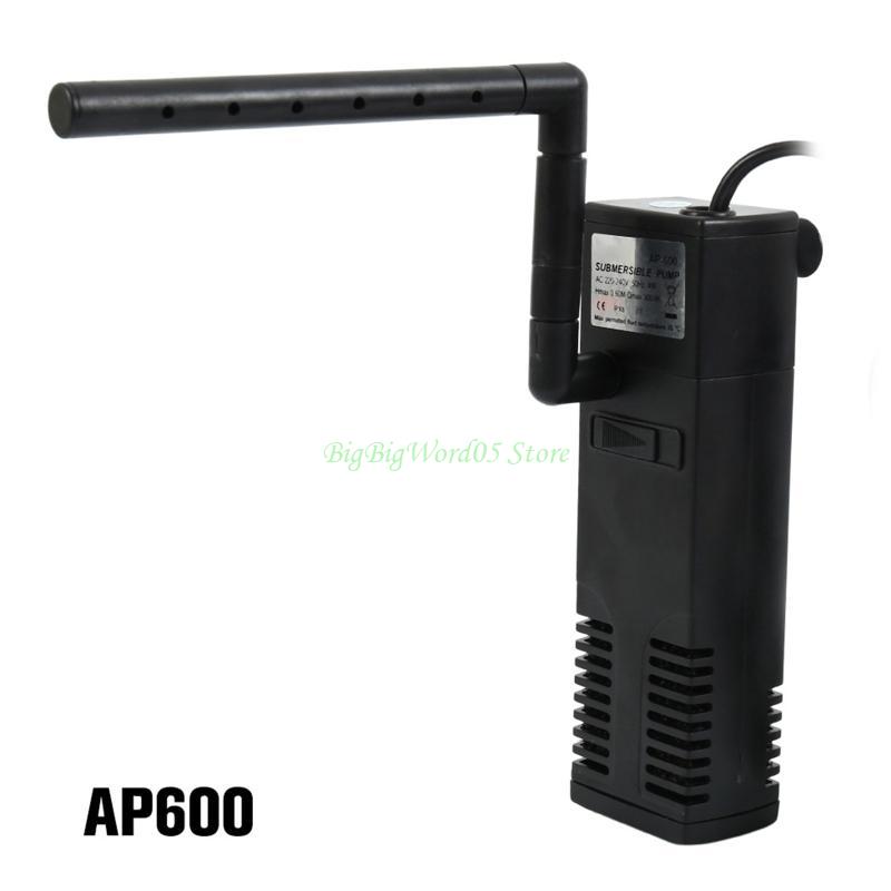 24TE Aquarium Filter Quiet Water Clean with Suction Cups for Reptile for Tank