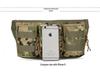 Tactical Camouflage Waterproof Fanny Pack for Outdoor, Cycling, and Mountaineering with Three Compartments