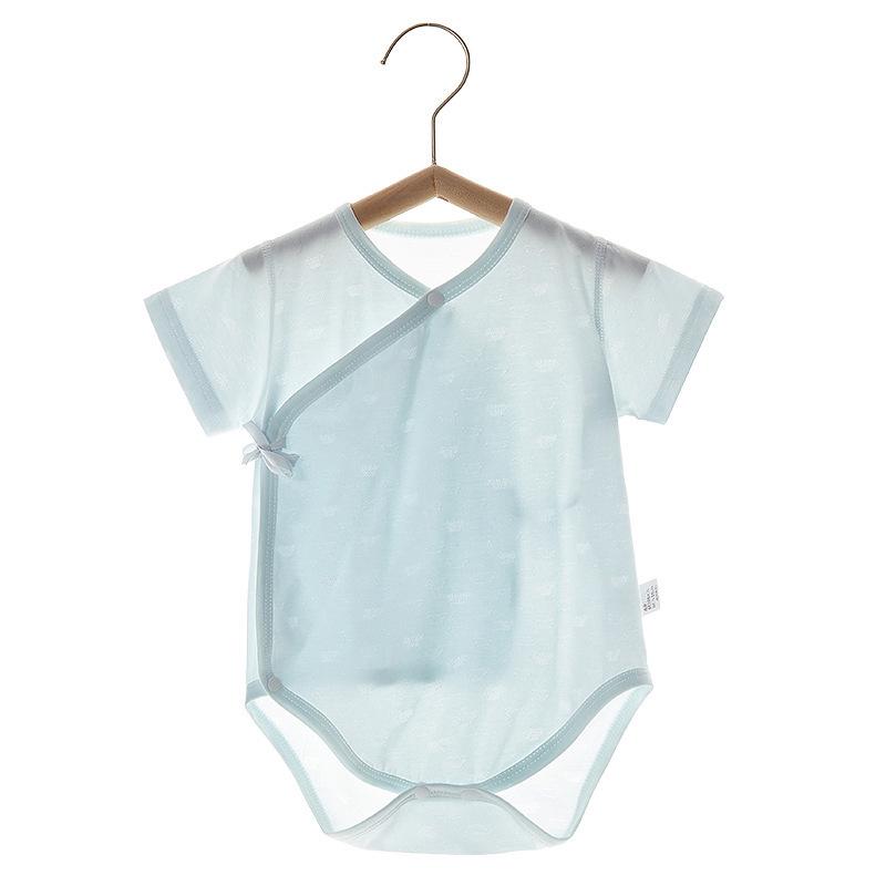 Sommer-Bodysuit für Neugeborene mit kurzen Ärmeln aus Modal