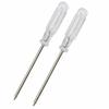 3mm Transparent Crystal Screwdriver Set - Phillips & Flathead for Computer and Toy Assembly