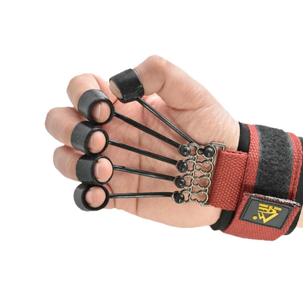 Finger Strength Trainer 5Pcs Elastic Silicone Finger Exerciser & Hand Strengthener Finger Stretcher Hand Grip Strengthener For
