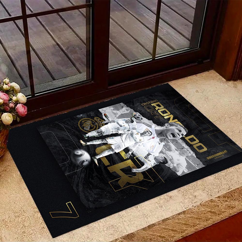 Football Players Action Carpet Suitable for Decorate Room Game Room Study Room Entryway Antislip Carpet Decorate Offices Spiritual Gift