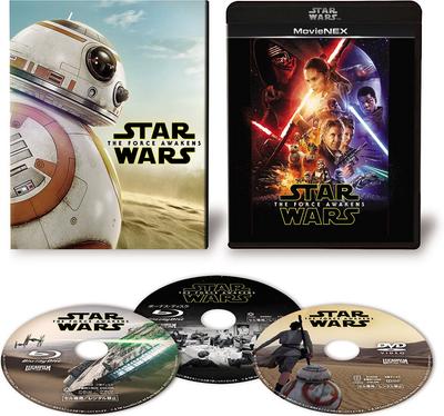 Star The Force Awakens MovieNEX Press Limited DVD Digitální kopie MovieNEX Wars (První vydání) [Blu-ray ++ (Kompatibilní s cloudem) + Svět] [Blu-ray]