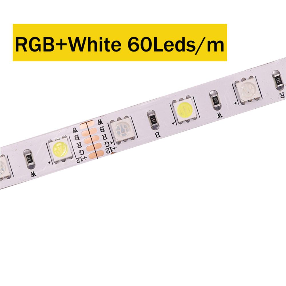5M RGB+CCT LED Strip Light 12V 24V 5050 2835 Waterproof Flexible Tape 60 90 180 LEDs/M Dual White Changing Decoration