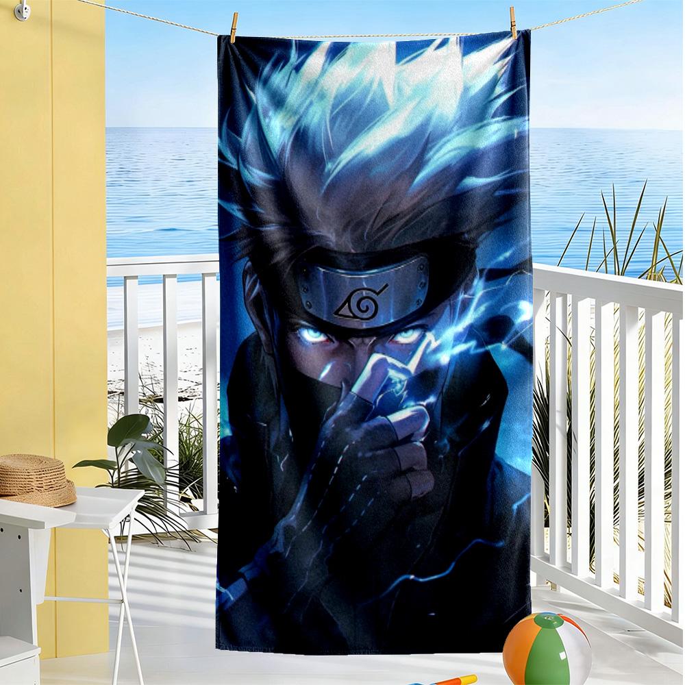 Naruto Beach Towel Super Soft & Absorbent Comfortable Lightweight