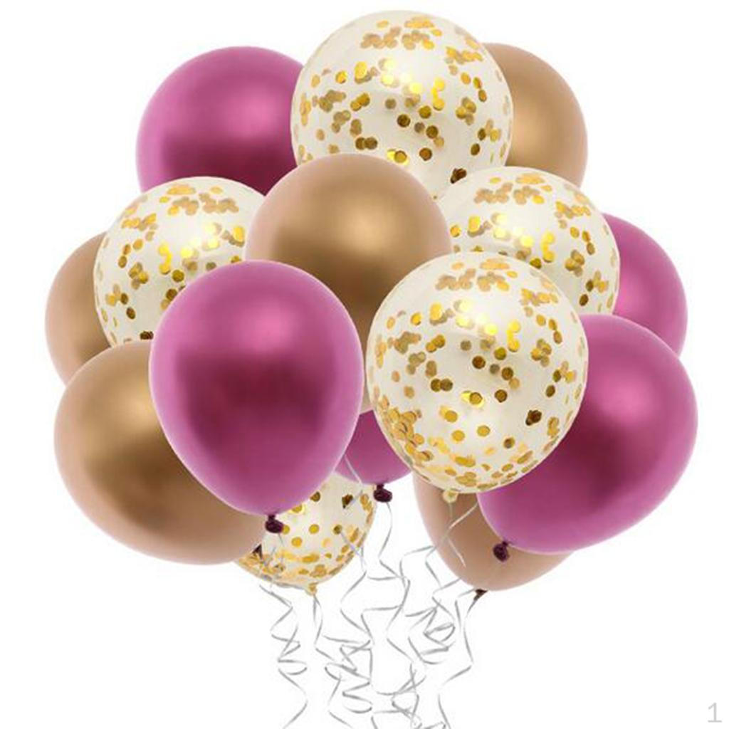 

15pcs Set Agate Balloon Confetti Latex Ballons D