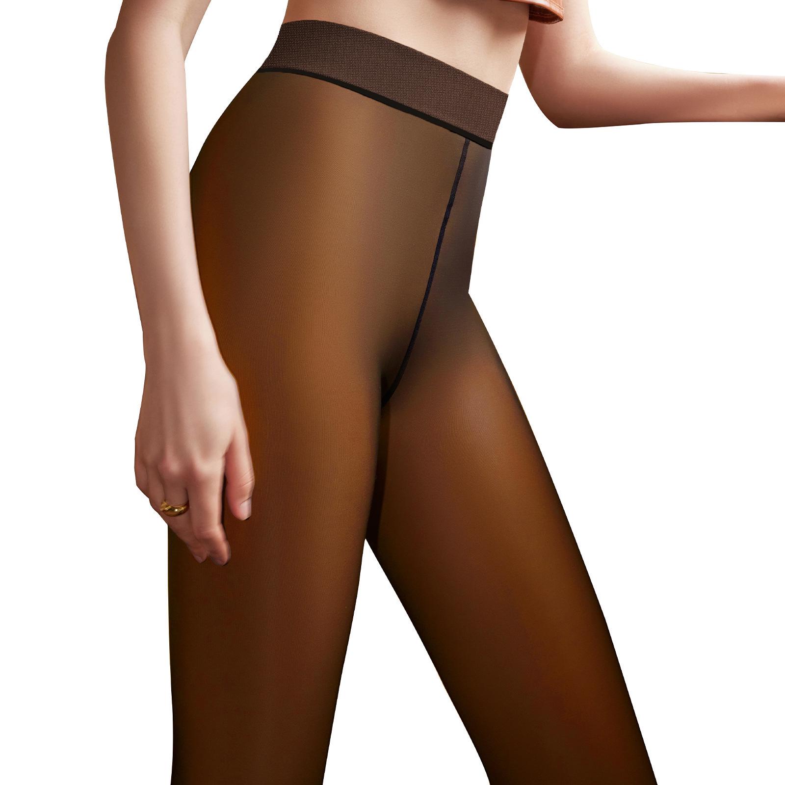 

Plus Size Velvet-Lined Warm Base Layer Tights M/L