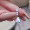 Zircon Crystal Ball Belly Button Rings Elegant Shiny Body Jewelry Gem Navel Piercing  Accessories