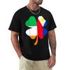 Irish Filipino Flags St Patricks Day TShirt Casual Breathable Short Sleeve Top