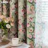 1PC LOZUJOJU European Pastoral Style Oil Painting Rose Print Curtain Full Blackout Curtains for Bedroom Living Room Balcony Window for Home Decor