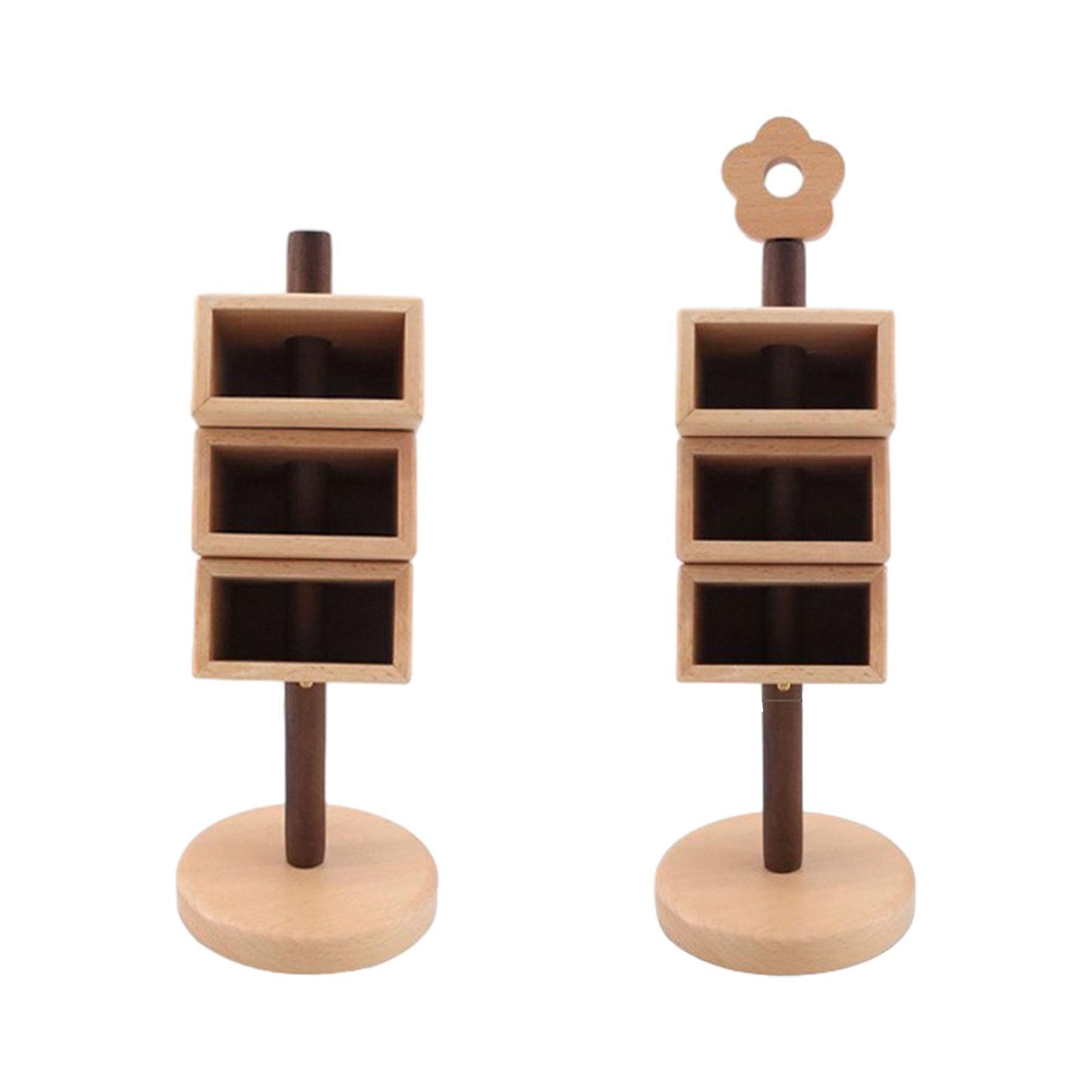 

Wooden Pen Holder Portable Space Saving Desk Accessories Desktop Organizer Pencil Cup for Home Room Desktop Workspace Office L