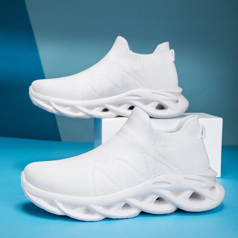 

Новая повседневная модная дышащая ленивая обувь на одной педали, женские кроссовки, спортивная повседневная обувь для пары 46