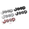 For Jeep Metal Car Front Trunk Side Emblem Sticker for Jeep Wrangler Tj Jk Jl Grand Cherokee Commander Renegade Liberty Compa