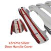 Car Upgrade Accessory For Honda CIVIC 2006 2007 2008 2009-2011 chrome silver Door Handle Cover Bezel Trim 2007 2008 2009 2010